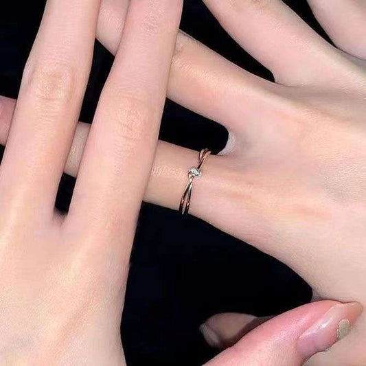 Knot Ring (nothing can separate us promise Ring) Singapore Handmade Ring |  High-end Luxury Jewelry Adjustable universal sizing Ring