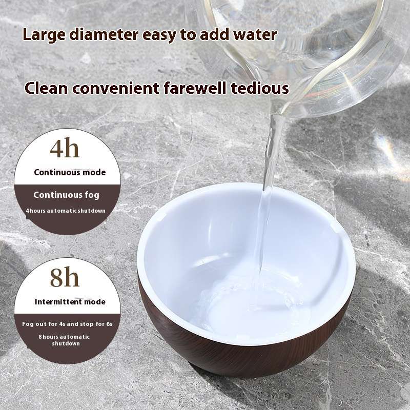 Mushroom Wood Grain Humidifier