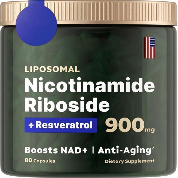 NAD + Nicotinamide Anti Skin aging dietary Supplements 80 capsules
