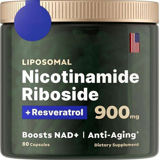 NAD + Nicotinamide Anti Skin aging dietary Supplements 80 capsules