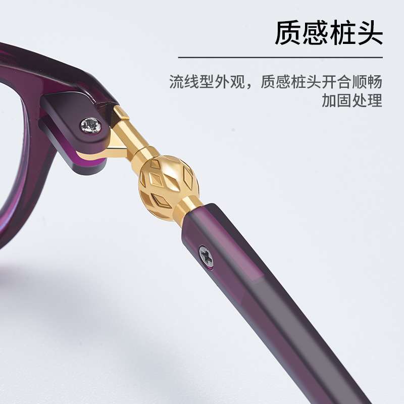 Purple Imported designer Women Foriegn Blue ray Reading glass with eye glass box 
[suitable for under any age ]