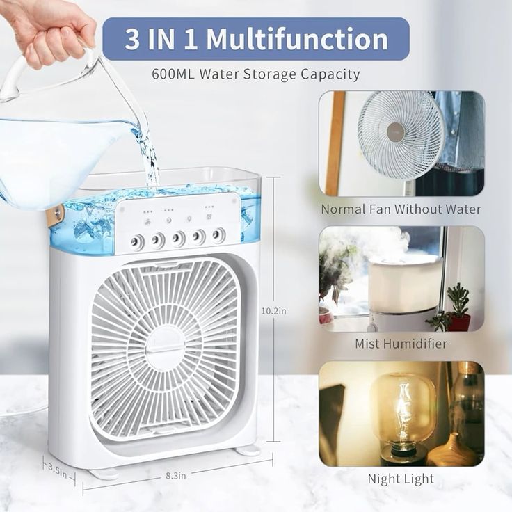 Rechargeable Cooling Ac Fan