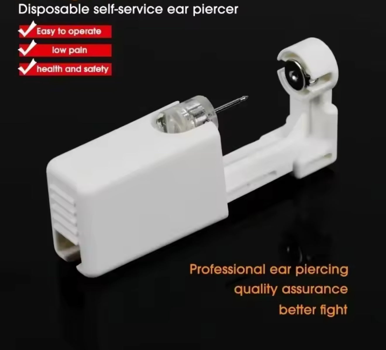 Safety Sterile Disposable Body Ear Nose Piercing Gun