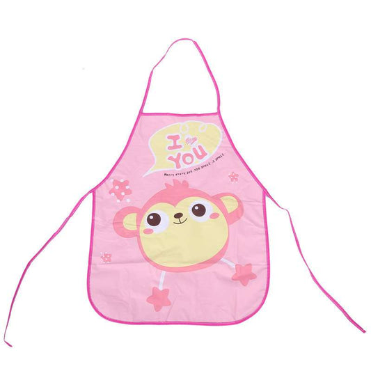Pink Children's Cartoon  Waterproof Apron