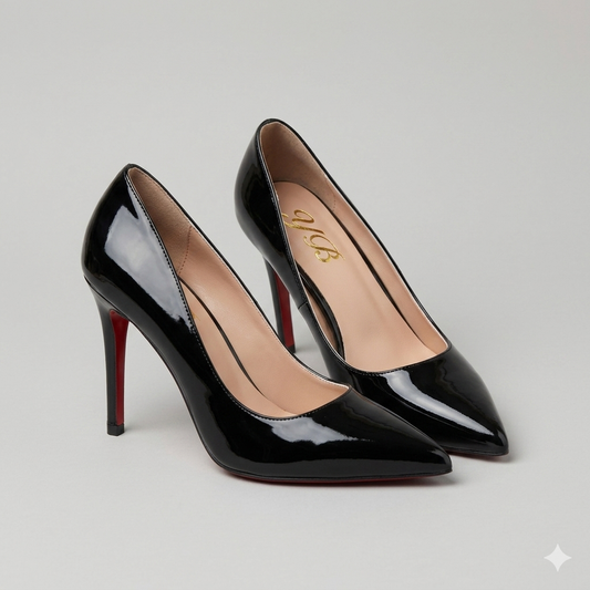 The Signature Noir Red bottom Heel Small size 43