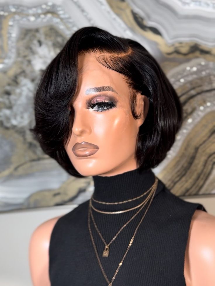 SDD Tiwa Bob Cut 100% human Hair 13 x4 Full frontal