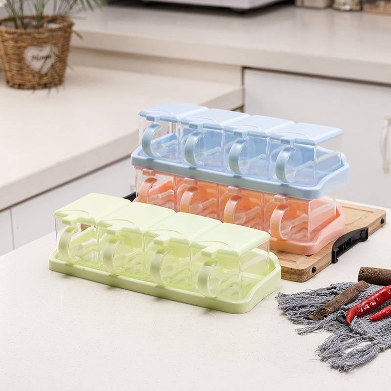 Korean Season jar 4 set Spice jar. (No Colour selection)