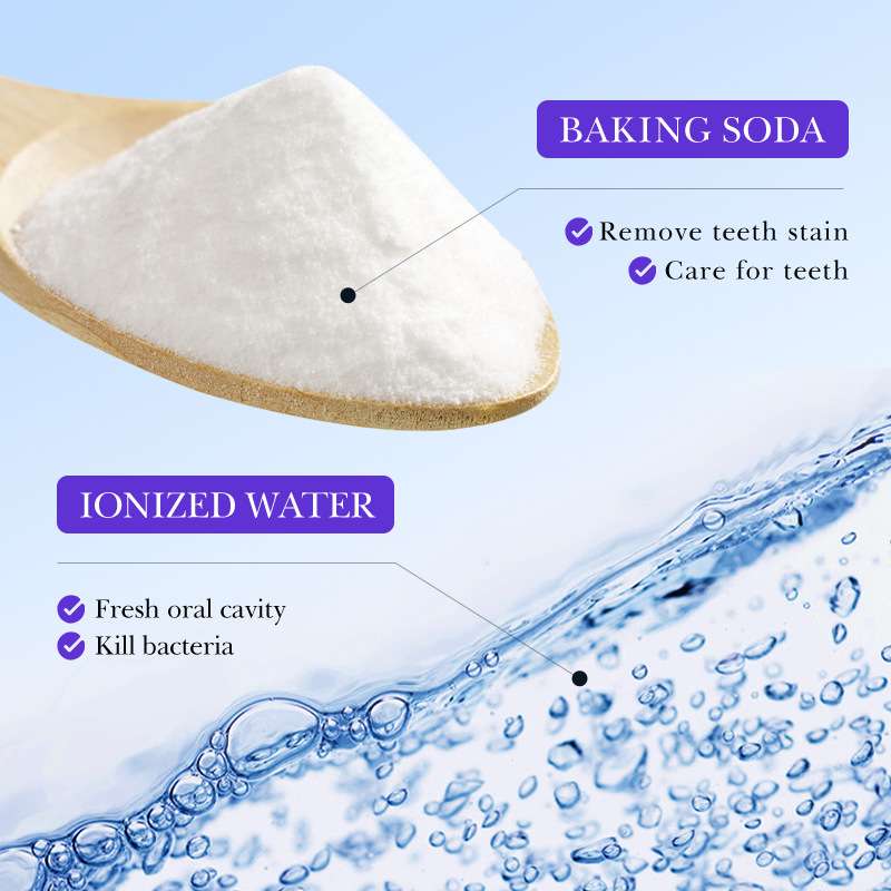 Grape Teeth whitening baking soda mouth wash