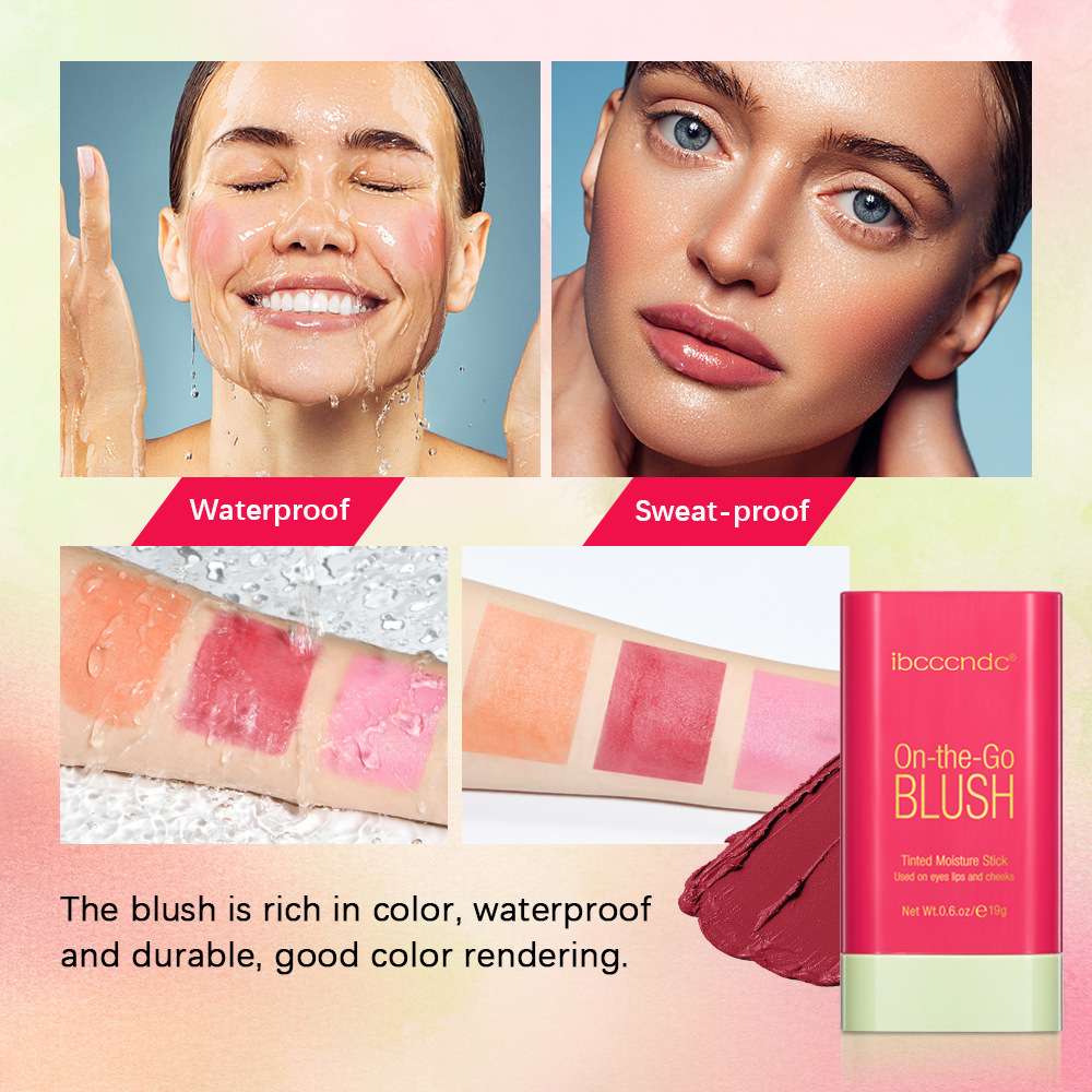 Hot Red - Korean on the Go Sweat proof blush