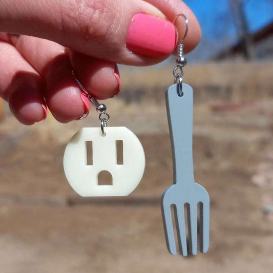 Chef Cultery character non Tarnish earrings jewelry