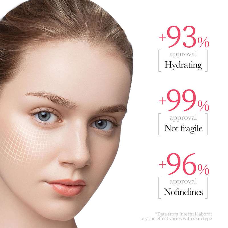BIOAOUA Rose Hyaluronic Acid Moisturizing Mask for Dry skin and wrinkles