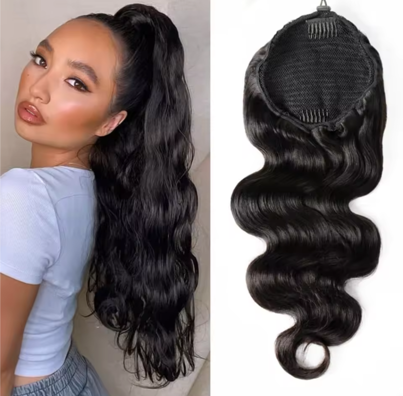 Body Wave 100% Human Hair  Ponytail