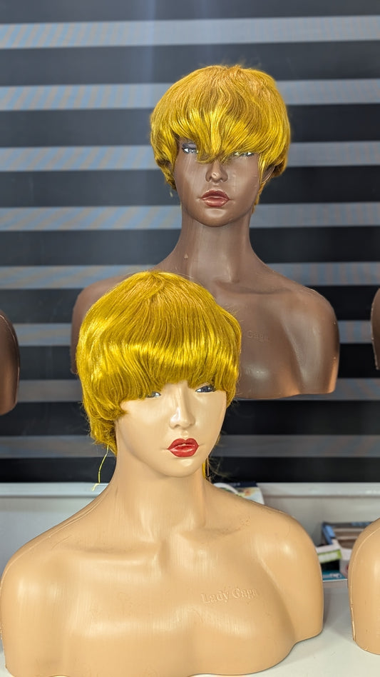 Goddess Skill Cap 100 % human hair - Golden blonde