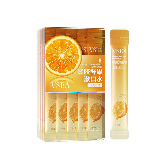 Vitality ice Orange mouth wash fresh breath clean mouth residual removal