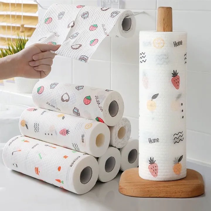 Washable Reusable Oil Absorbent Cleaning Tissue Roll