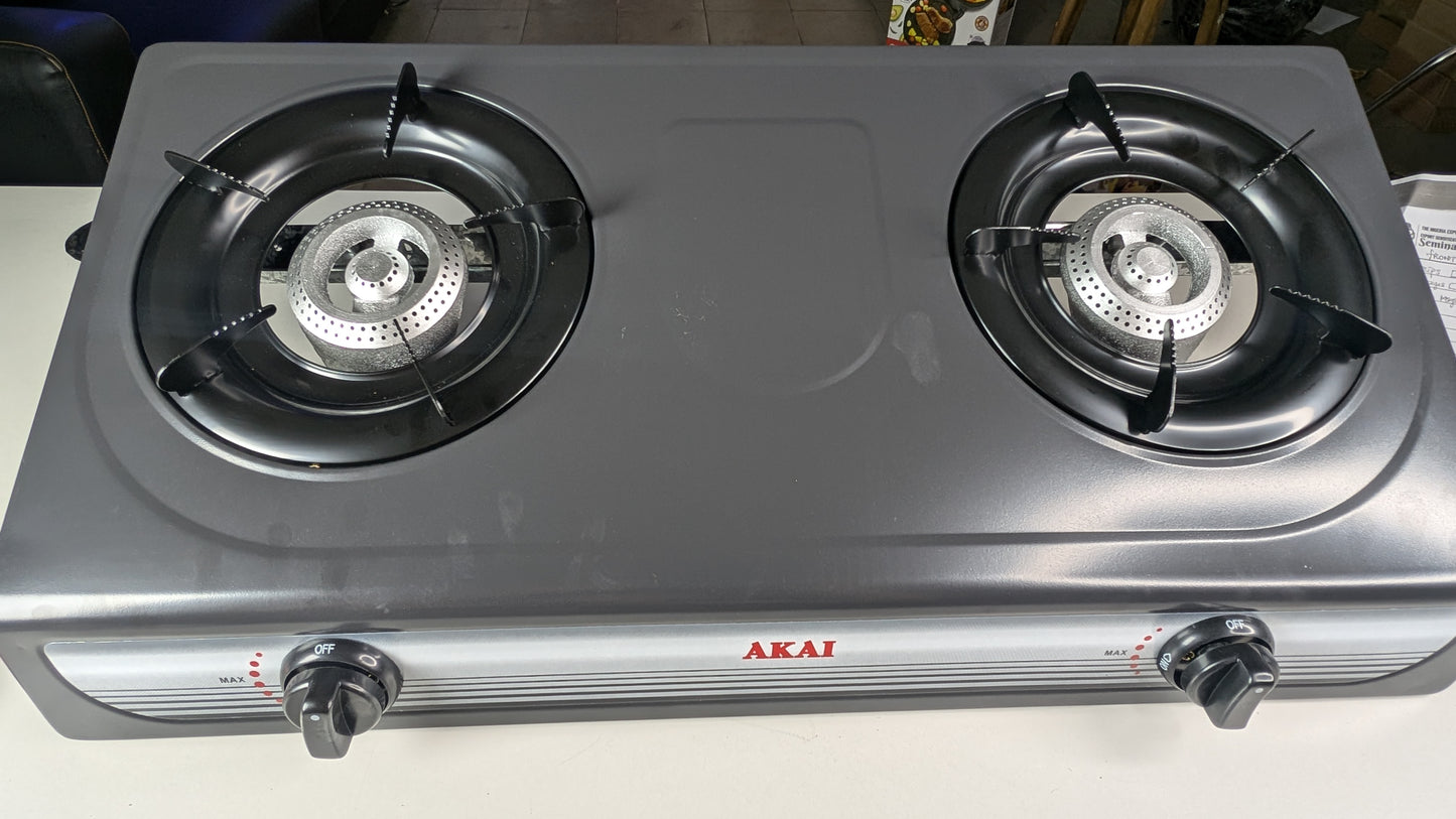2BURNER NONSTICK GAS COOKER [AUTOMATIC IGNITION]