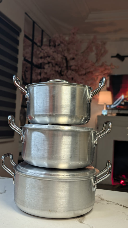 5pcs Bachelors pot (24cm/22cm/20cm) 5 years guarantee