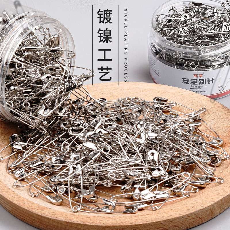 Old-fashioned safety pin fixed clothes pin 84 pieces/box (26mm]