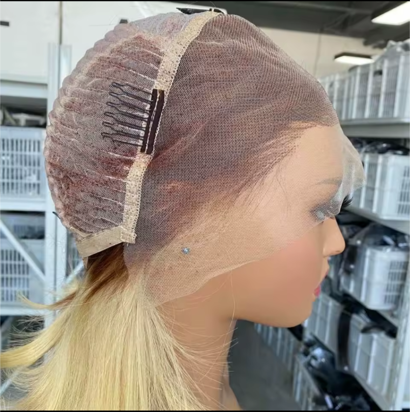 Blonde 10inches Full Frontal 100% human hair