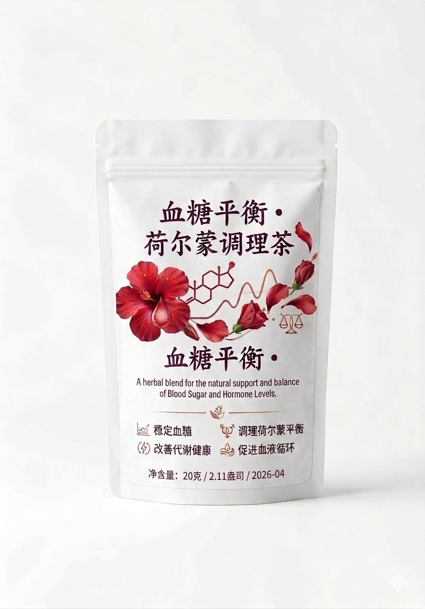 Hibiscus Tea a natural blend for the support and balance of Blood sugar, High blood pressure and Pcos