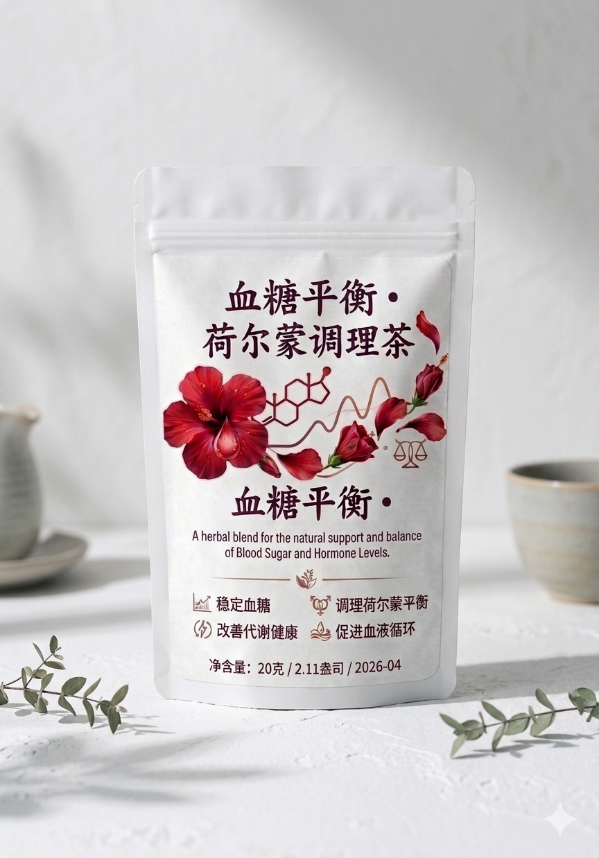 Hibiscus Tea a natural blend for the support and balance of Blood sugar, High blood pressure and Pcos