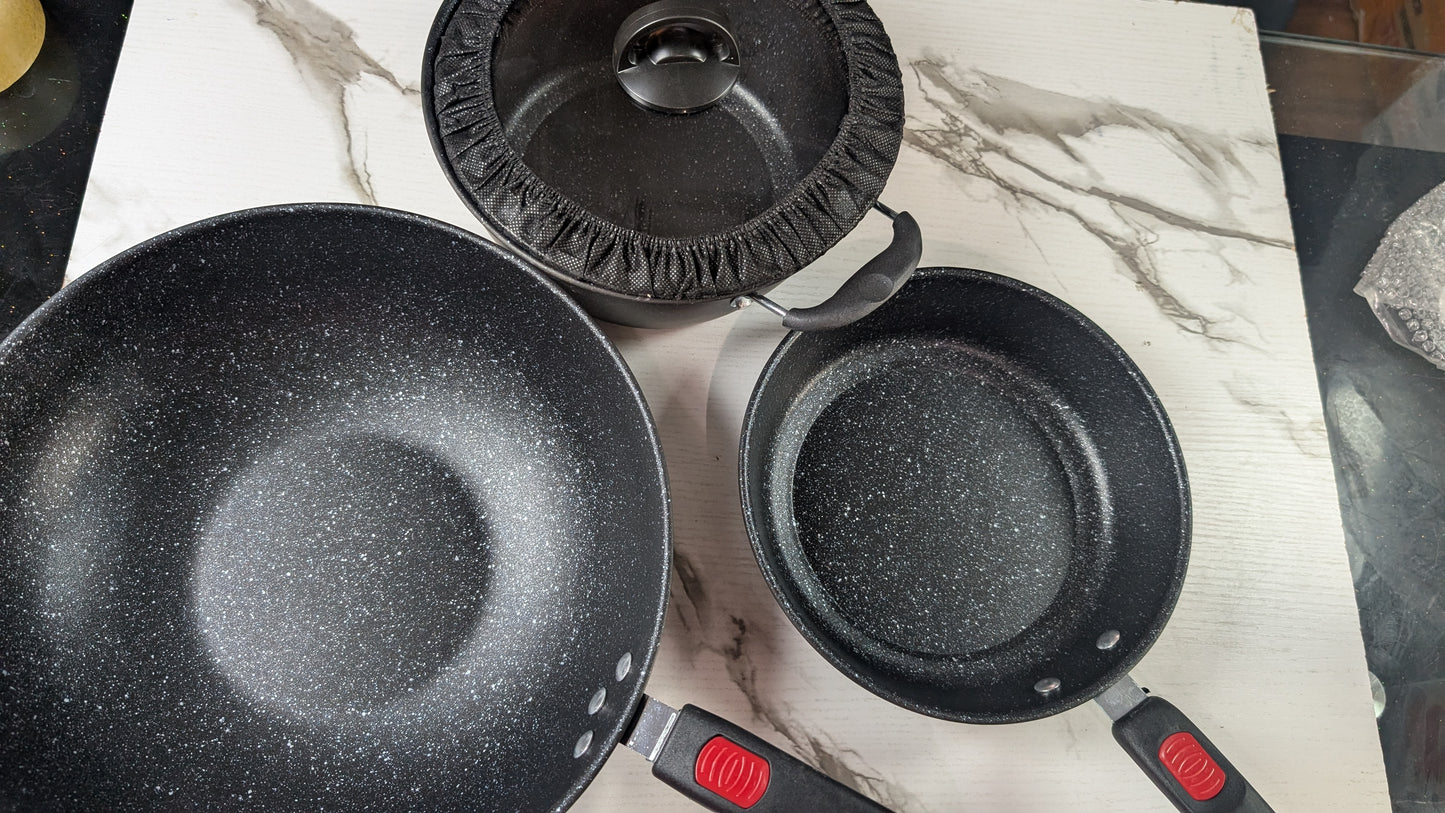 Benben Maifanite wok + pot + frying pan Mid Grade pot - Preorder
