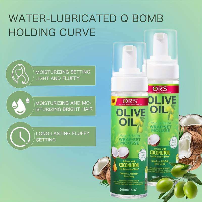 Olive Oil Ors Shaping Spray Wig Volumizing Dry Gel Foam Mousse Styling Mousse