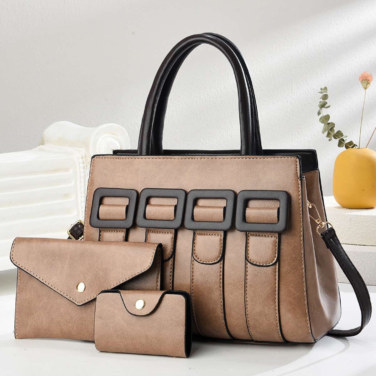 3 belt  Mother's Handbag Large Capacity