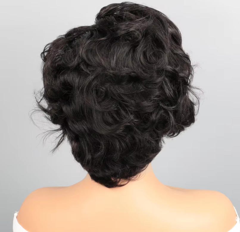 Wig Anny pixie Cut 13 x4 full frontal human hair like wig