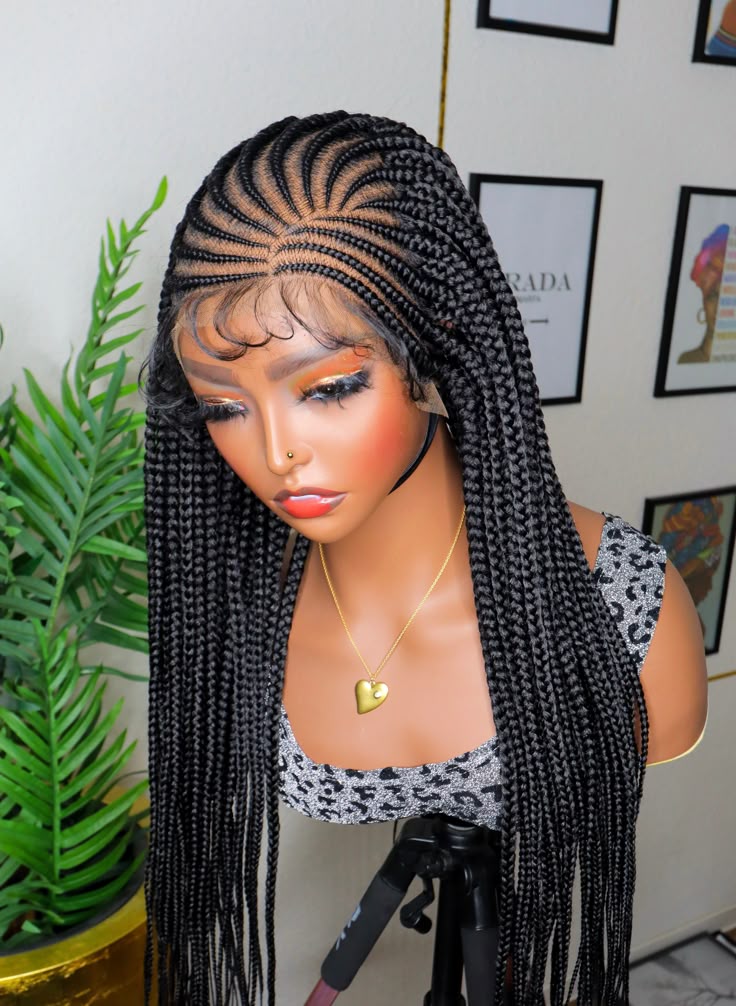 Glueless Braided Wig 0054