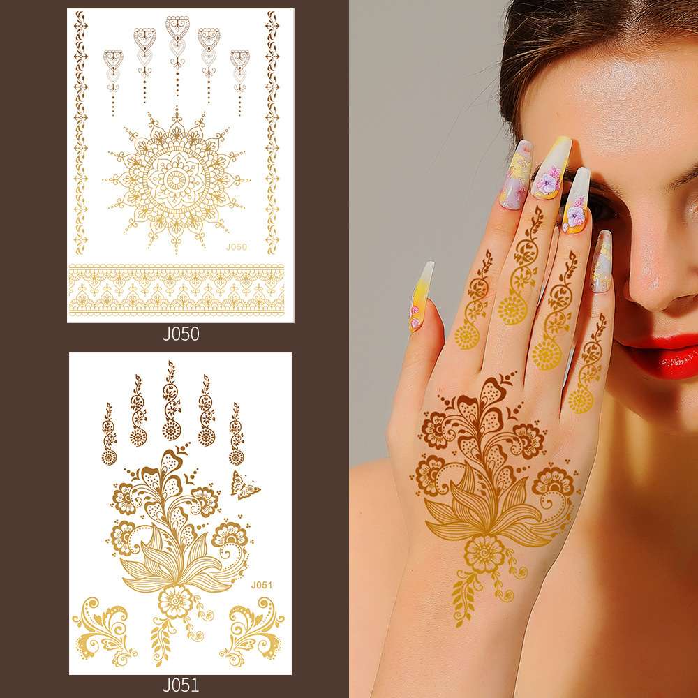 Indian Henna Tattoo Stickers Henna Tattoo Stickers