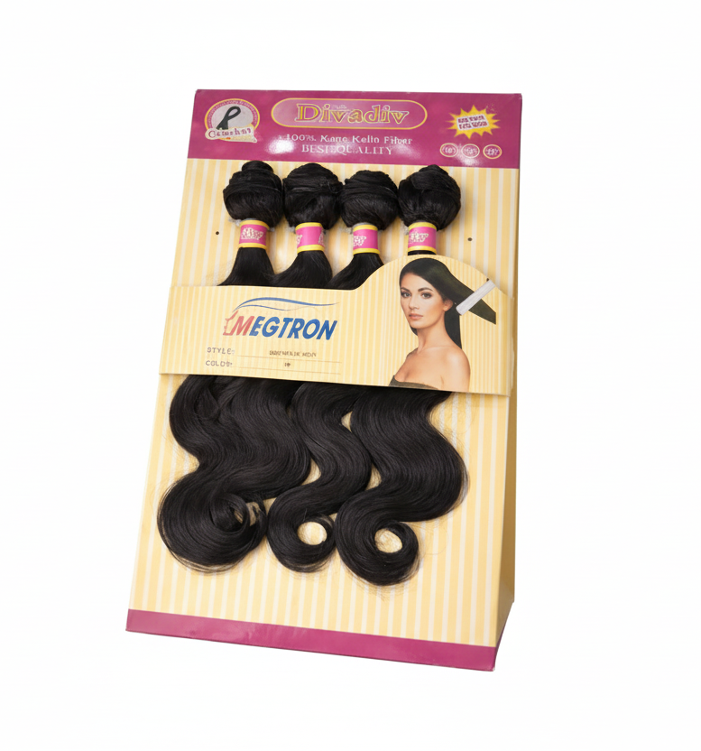 Megatron body wave bundles Packet hair Kane kalin fiber hair can be used as crochet
