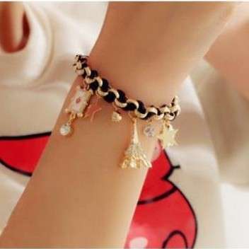 Black Paris bracelet
