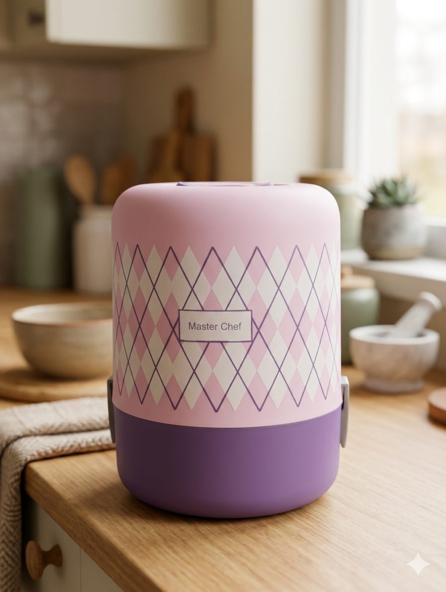 Purple Mother Care Food Flask - MC-FF137
