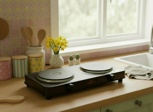 (Solid ) 2000W Electric Double burner stove