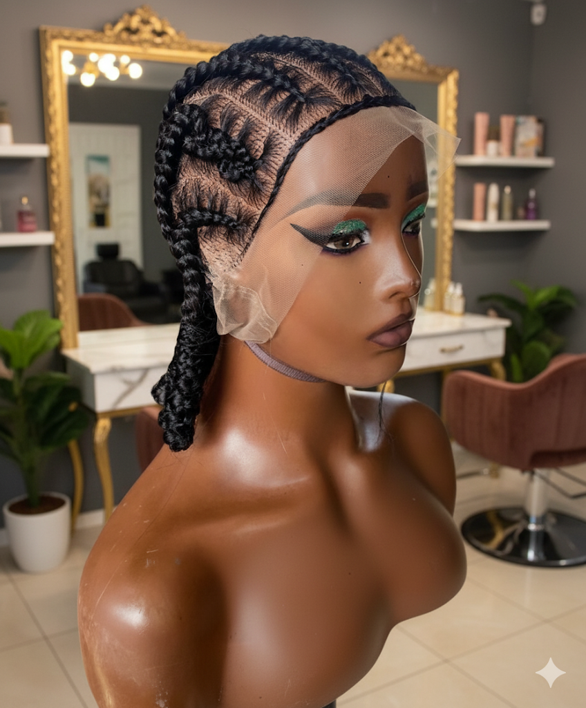 0039 Braided Wig Glueless wig