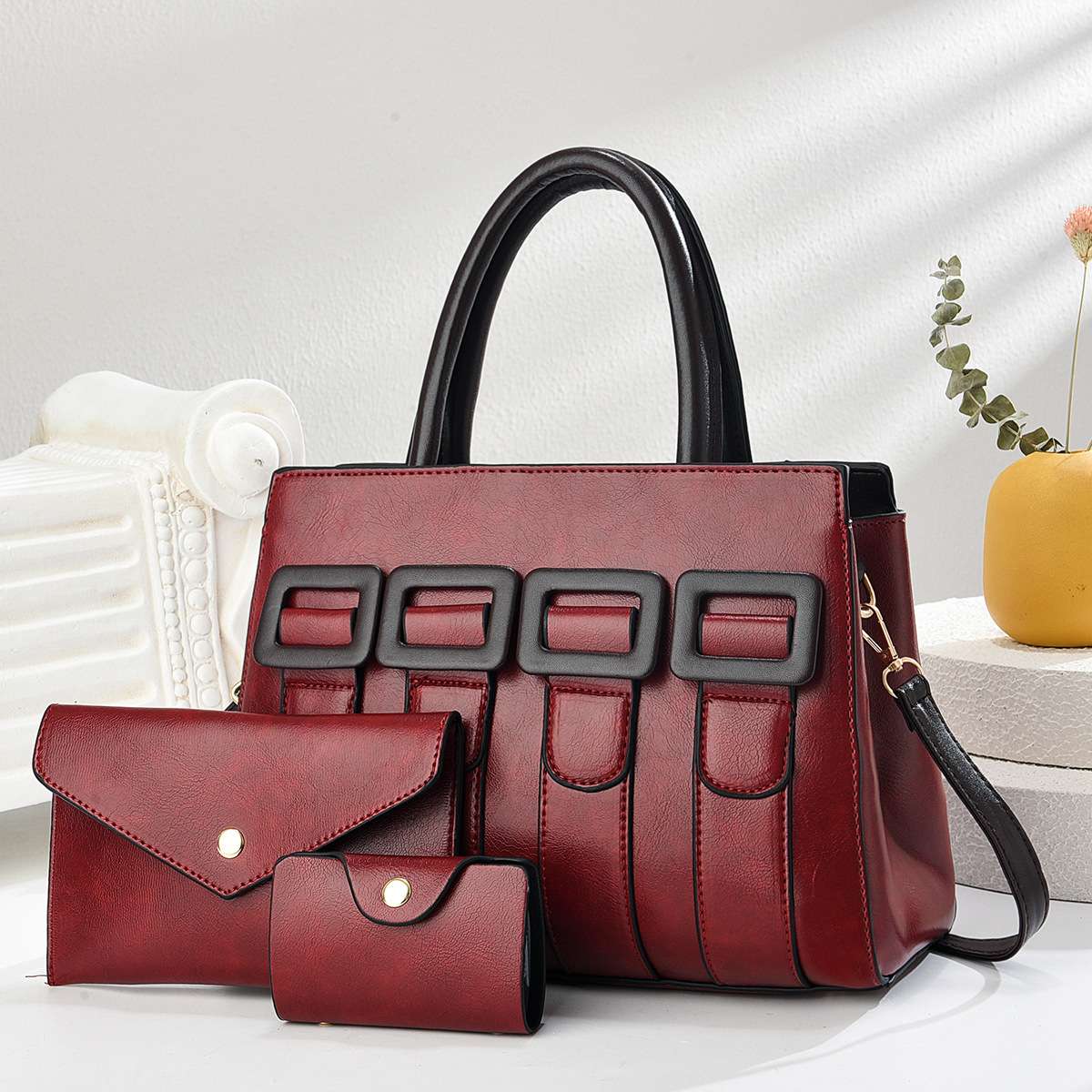 3 belt  Mother's Handbag Large Capacity