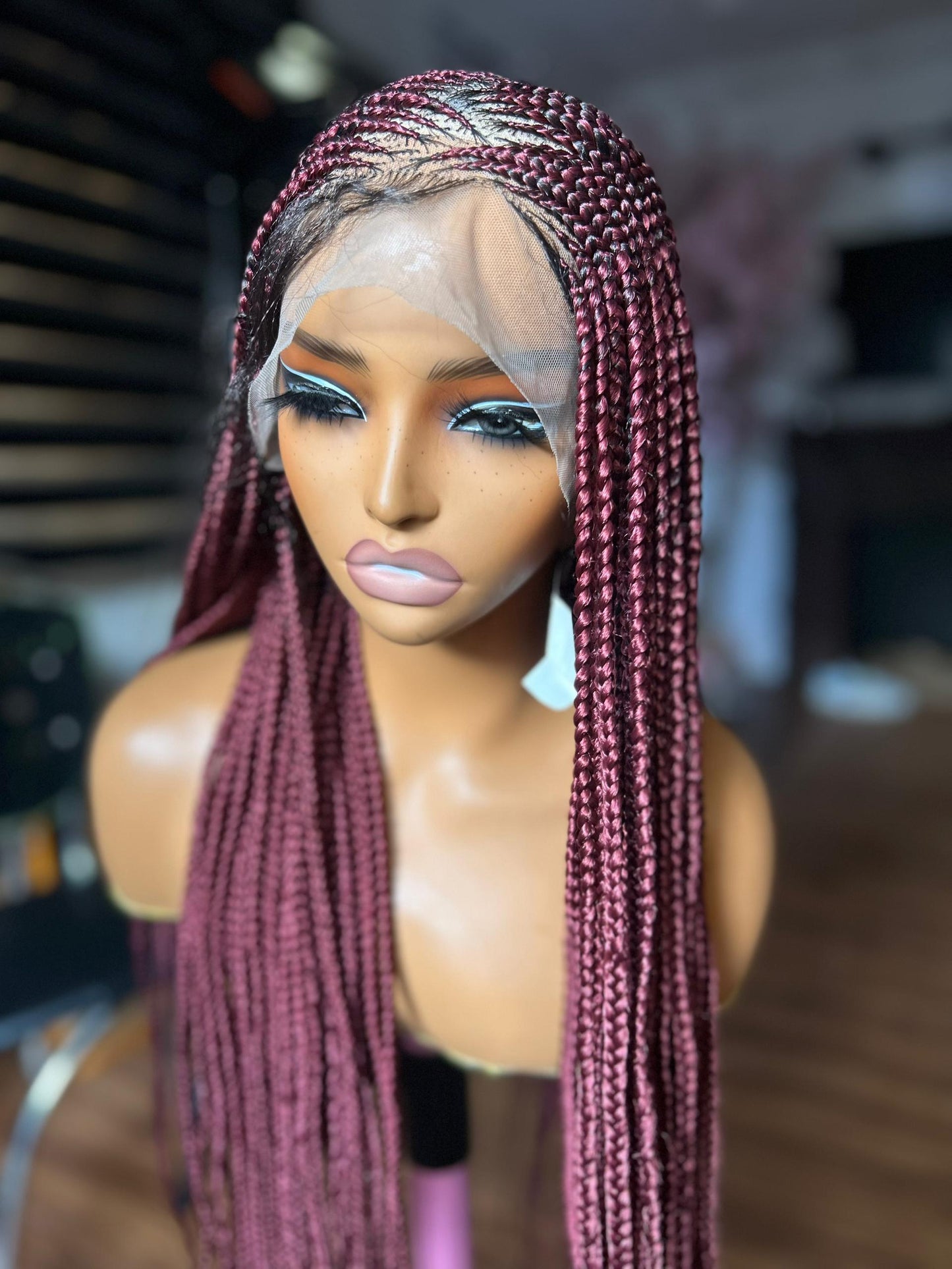 Glueless Braided Wig 0061