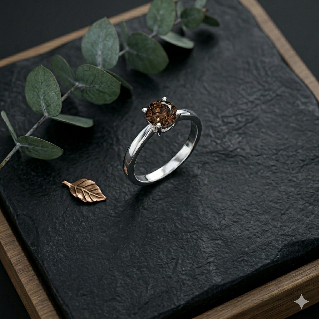 Moon Dust Engagement ring | Adjustable Sizing