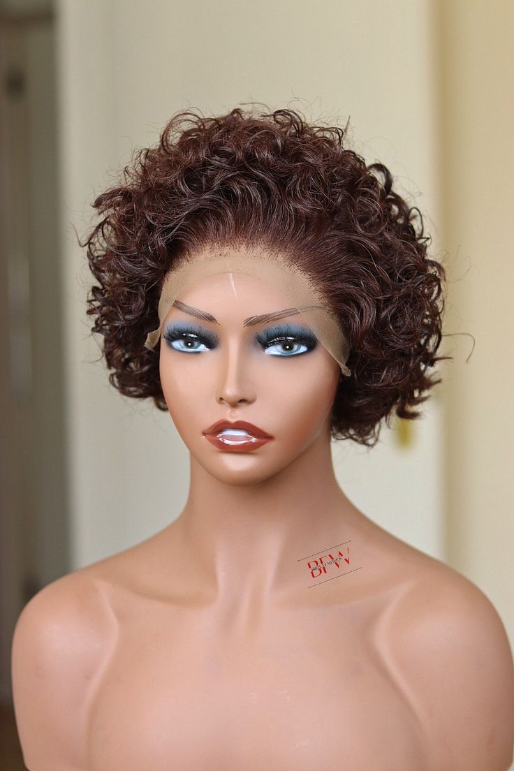 Brown curly Tiwa wig 13 x 4 100% human hair
