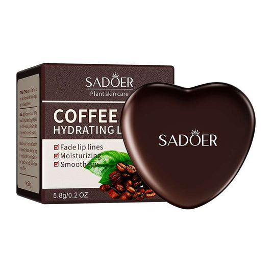 Coffee Hydrating Lip Mask 24H Deep Moisture for African Dry Climate | Reduces Lip Wrinkles & Cracks, Natural Coffee Extract