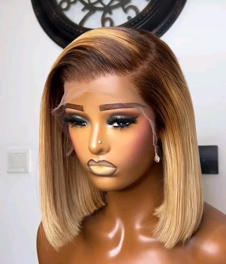 Kimberly 100% Human hair 10inches Bob wig