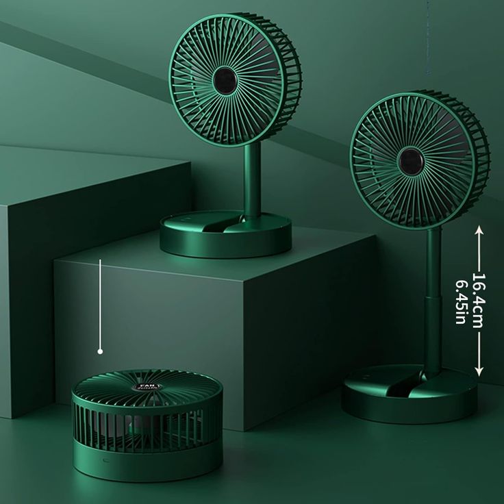 Desktop Folding retractable USB Fan with Phone holder