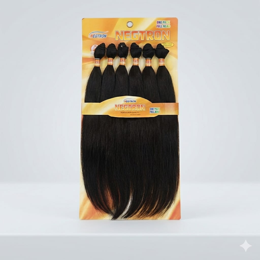 Negtron silky bundles packet hair