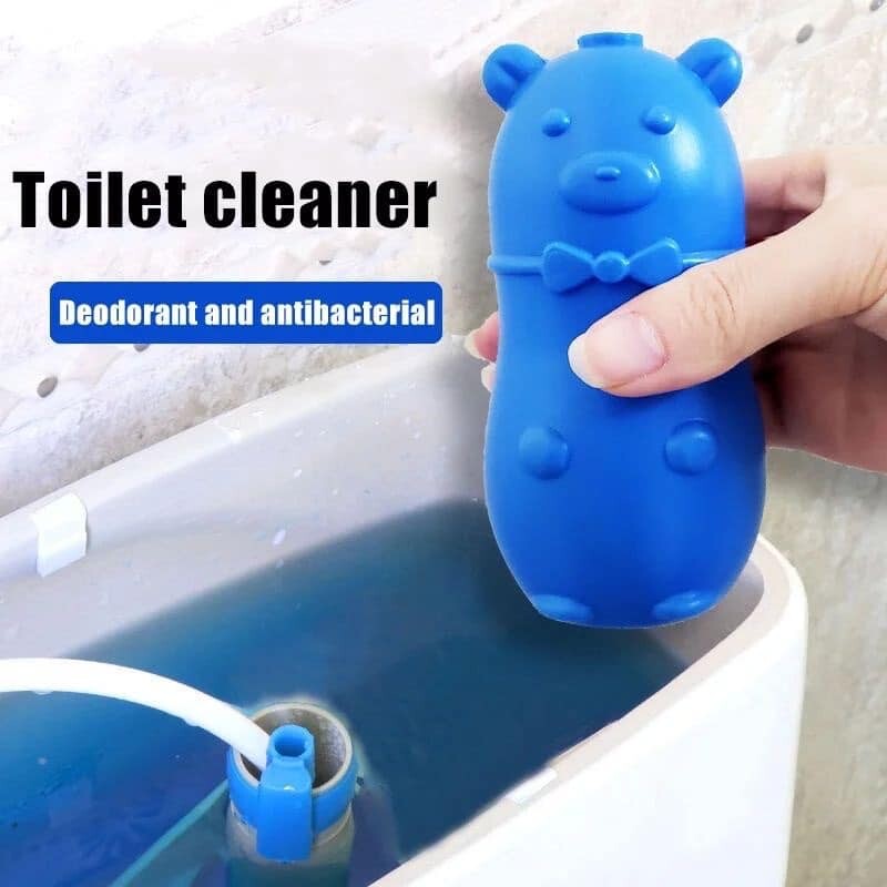 Automatic bear toilet bowl cleaner, I Deodorizer and Antibacterial FLUSHER