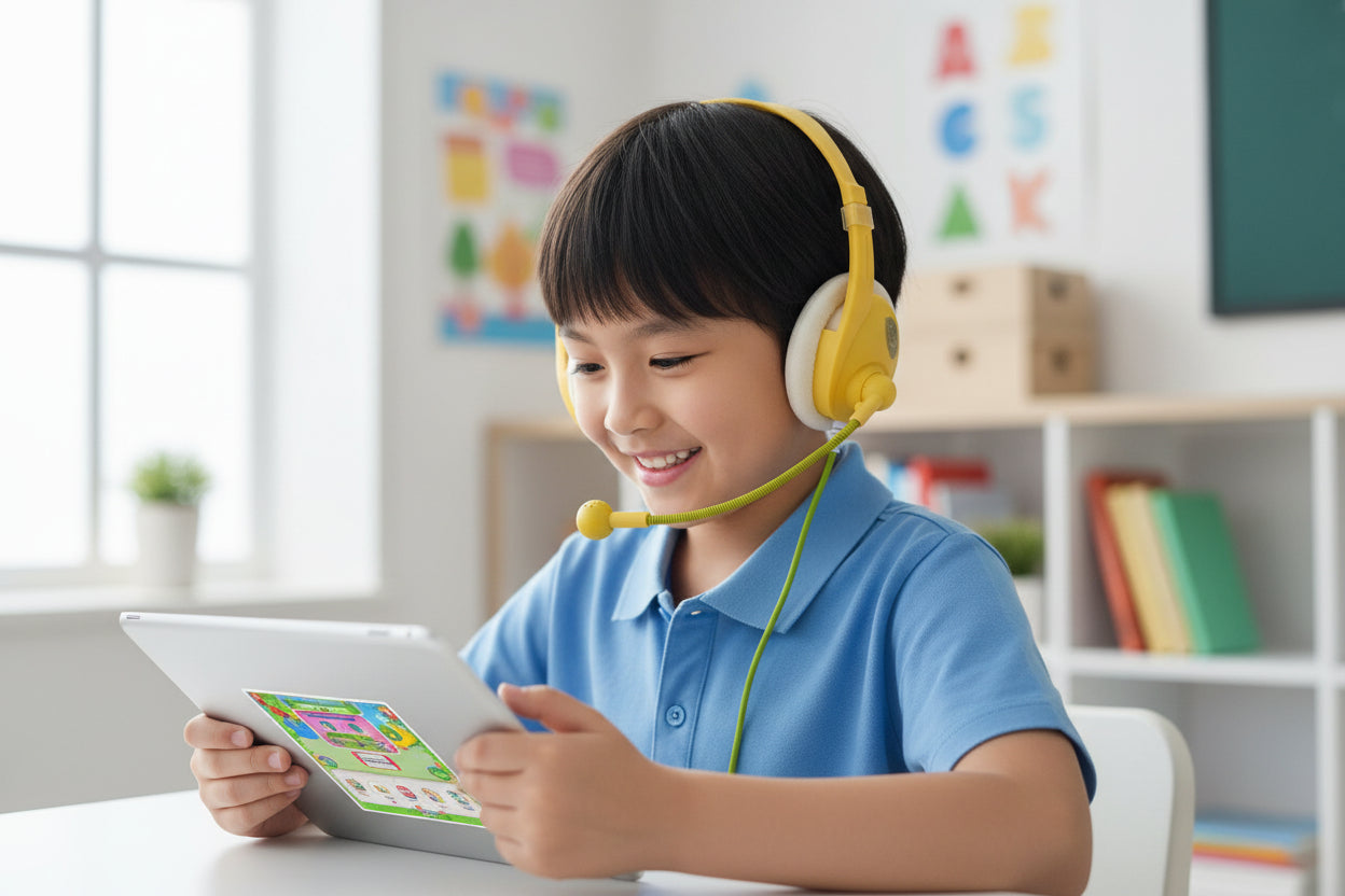 Kiddies  Gaming Headset with Microphone for Ipads/PC/Smart phone