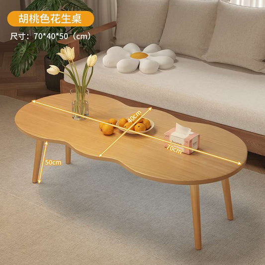walnut color peanut table coffee table 70*40*60cm
