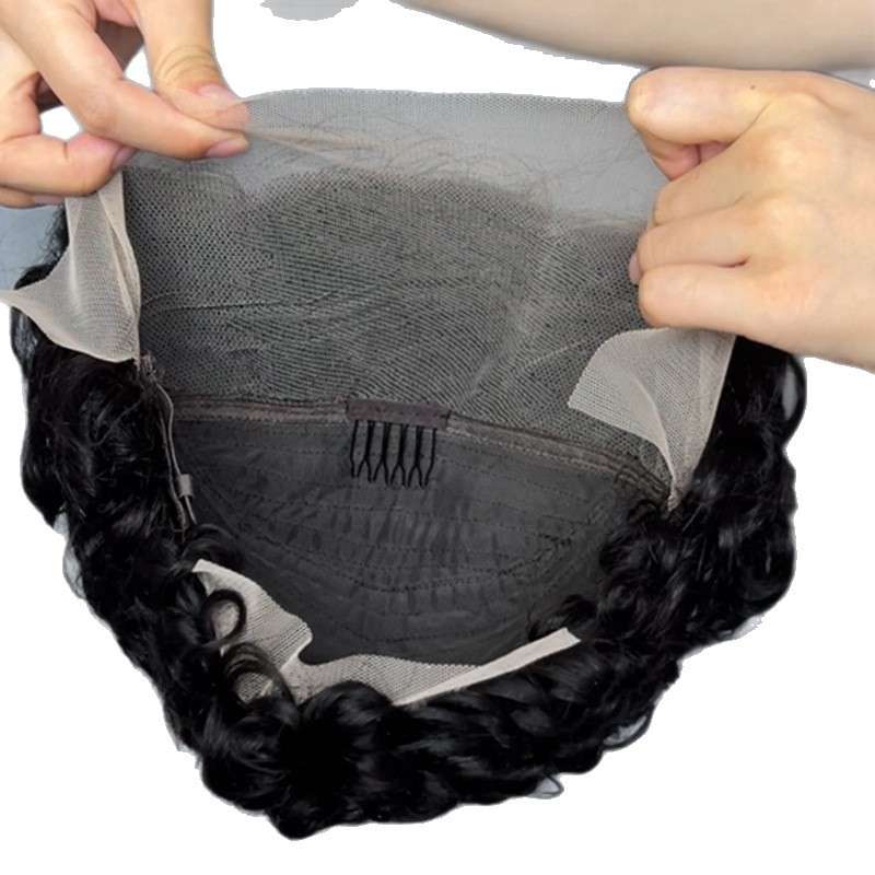 Pre Styled Chioma Full Frontal 100% Human Hair Pixie Curl Lace 13*4 Frontal Wig