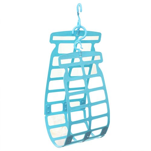 Green Plastic Balcony Drying Pillow Rack