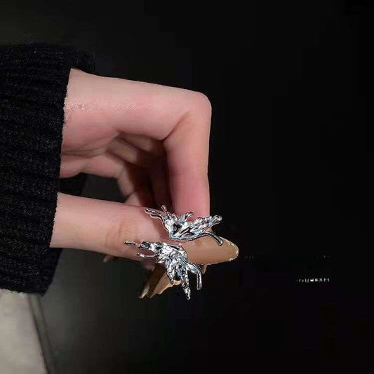 Molten butterfly Handmade Ring |  High-end Luxury Jewelry Adjustable Ring